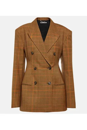 Stella McCartney Checked virgin wool blazer
