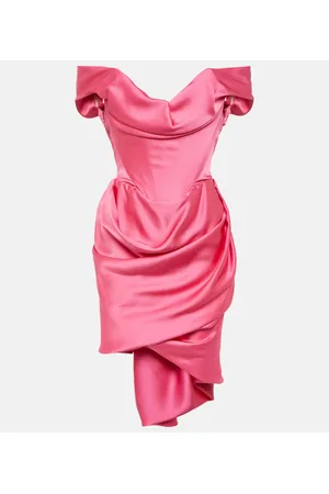 Vivienne Westwood Nova Cora crÃªpe satin minidress