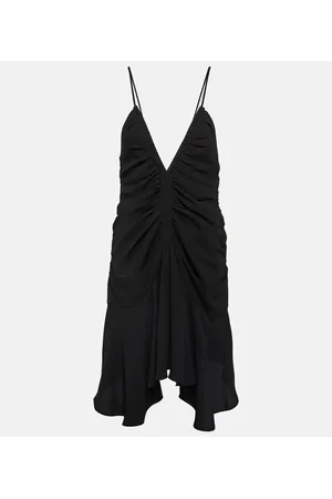 Isabel Marant Uziela gathered crÃªpe minidress