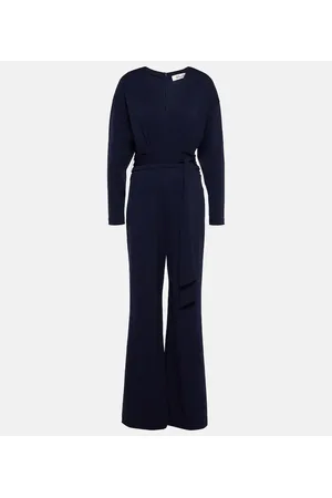 Diane von Furstenberg Marilou belted jersey jumpsuit