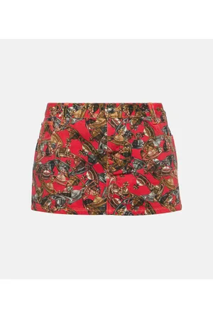 Vivienne Westwood Printed cotton skirt