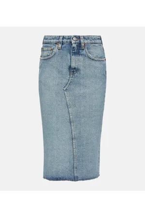 Maison Margiela Denim midi skirt