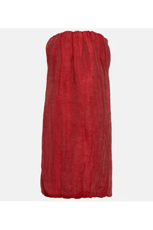 Khaite Yara cotton-blend midi dress