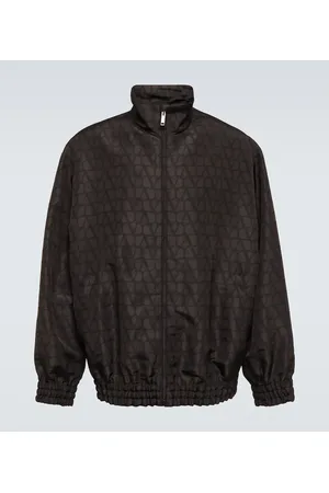 VALENTINO Toile Iconographe silk track jacket