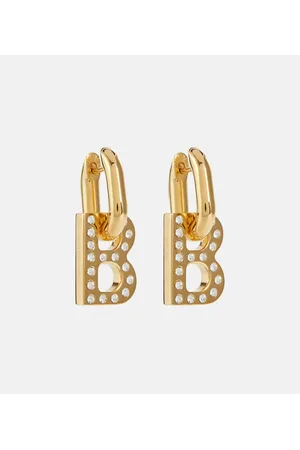 Balenciaga B Chain XS embellished earrings