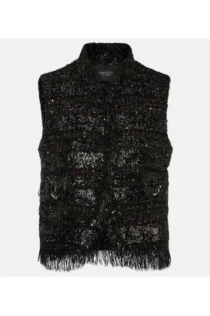 Giambattista Valli Sequined bouclÃ© vest