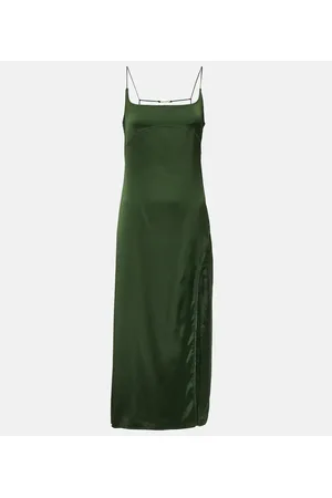 Jacquemus La Robe Notte satin slip dress