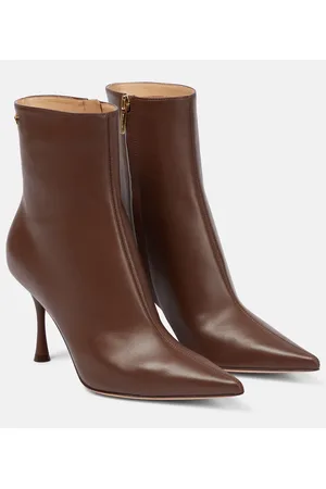 Gianvito Rossi Dunn leather ankle boots