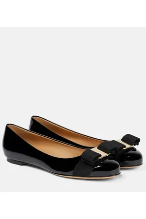 Salvatore Ferragamo Varina patent leather ballet flats