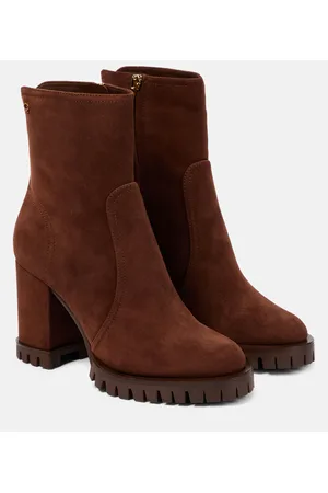 Gianvito Rossi Timber suede ankle boots