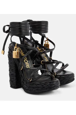 Tom Ford Leather platform sandals