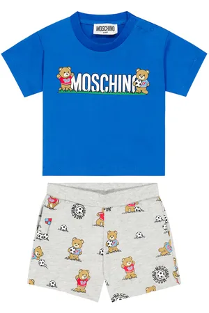 Moschino Baby printed cotton T-shirt and shorts set