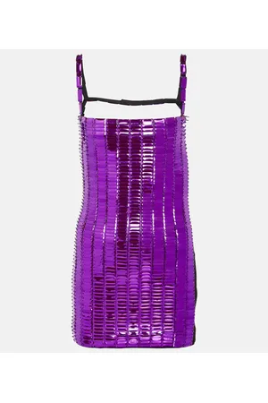The Attico Rue sequined minidress