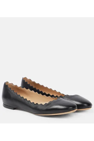 Chloé ChloÃ© Lauren leather ballet flats