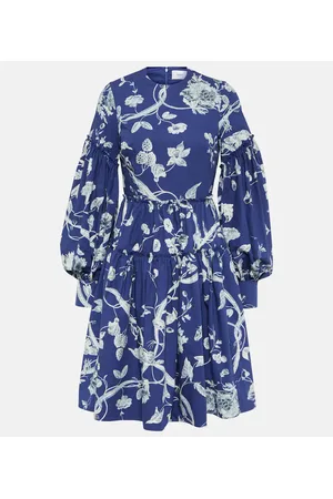 Erdem Floral cotton poplin minidress