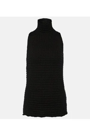 Jil Sander Frayed cotton top