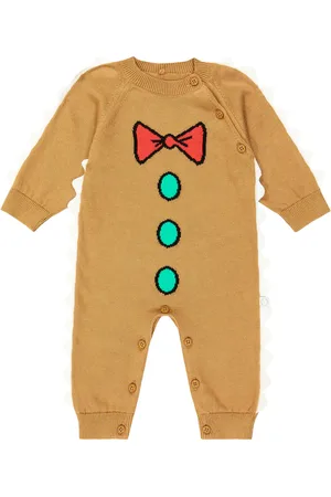 Stella McCartney Baby intarsia cotton onesie