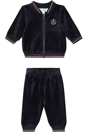 Tartine Et Chocolat Baby cotton-blend jacket and sweatpants set