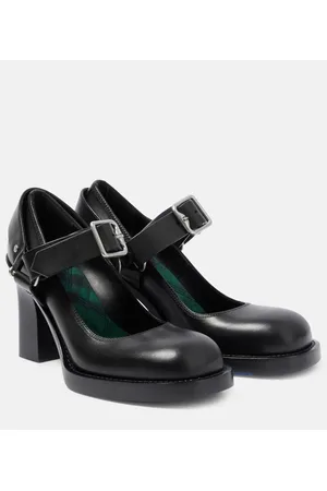 Burberry 85 leather pumps