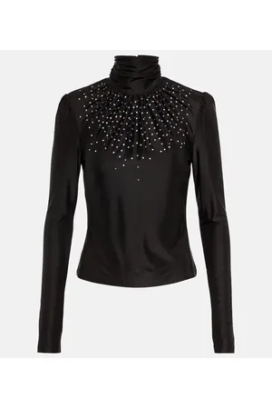Paco rabanne Embellished turtleneck top