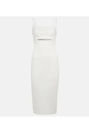 Victoria Beckham VB Body cutout knit midi dress