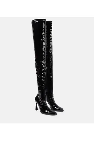 MAGDA BUTRYM Latex over-the-knee boots