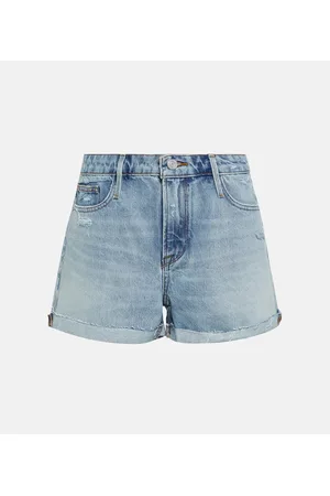 Frame Le Grand Garcon denim shorts