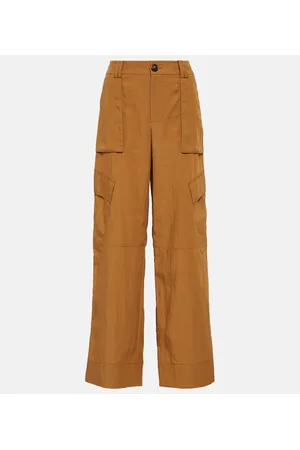 Vince Mid-rise wide cargo pants