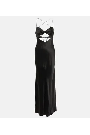 The Sei Cutout silk gown