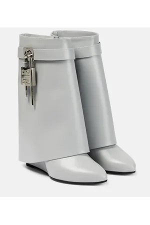Givenchy Shark Lock leather ankle boots