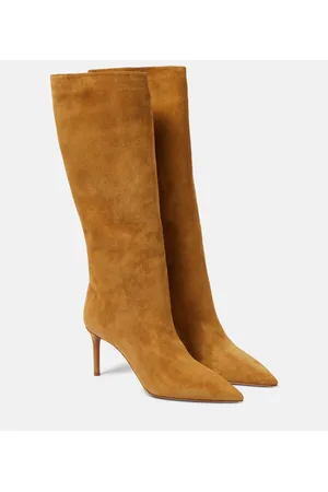 Aquazzura Matignon suede knee-high boots
