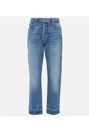 Frame Le Mec high-rise straight jeans