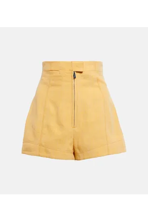 Jacquemus Le Short Areia high-rise linen-blend shorts