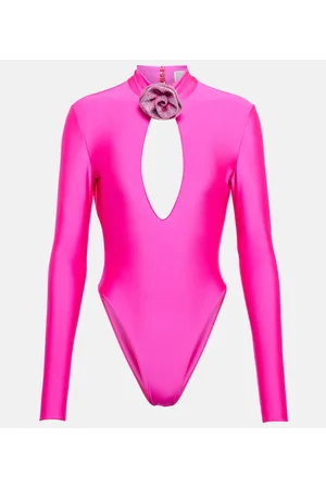 GIUSEPPE DI MORABITO Embellished jersey bodysuit