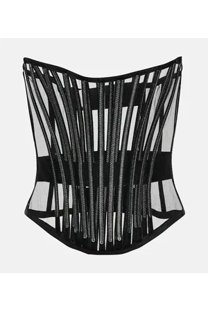 Dolce & Gabbana X Kim tulle embellished corset