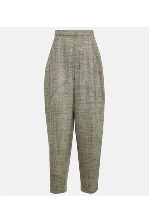 Stella McCartney High-rise tapered wool pants