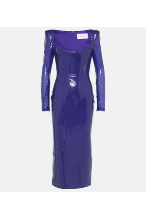 ALEX PERRY Sequined midi dress