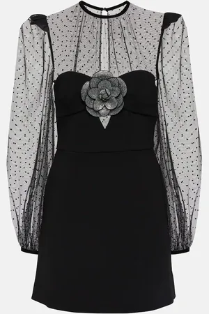 Rebecca Vallance Yvonne floral-appliquÃ© minidress