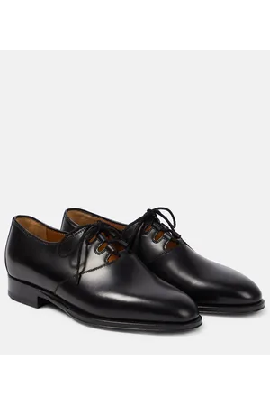 The Row Grant leather Derby shoes