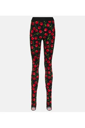 Dolce & Gabbana Cherry jersey leggings