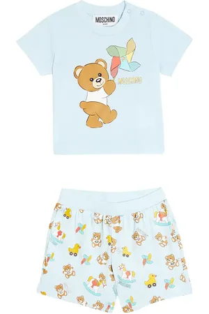 Moschino Baby printed jersey T-shirt and shorts set