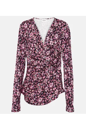 Marant Etoile Lyss ruched jersey top