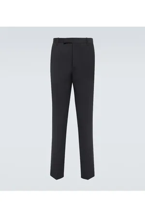 The Row Elijah straight-leg silk-blend georgette pants