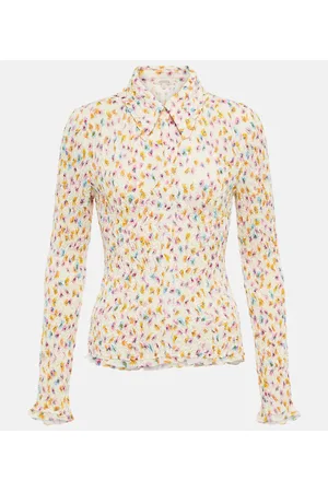 Dorothee Schumacher Floral plissÃ© top