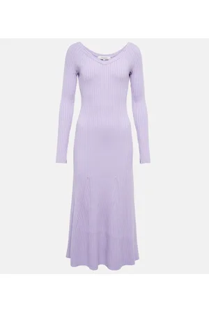 Dorothee Schumacher Ribbed-knit wool-blend midi dress