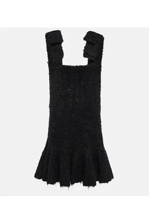 Jil Sander Mohair-blend bouclÃ© minidress