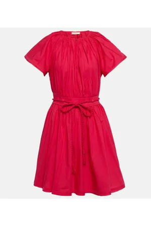 ULLA JOHNSON Jessa cotton poplin minidress