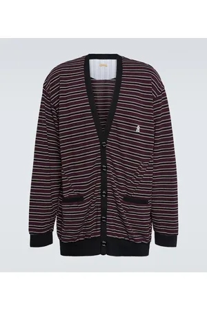 UNDERCOVER Striped cotton cardigan