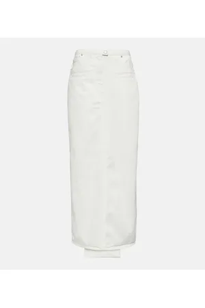 Courrèges CourrÃ¨ges Denim maxi skirt