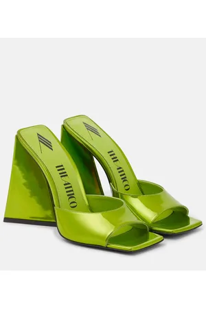 The Attico Devon faux leather mules